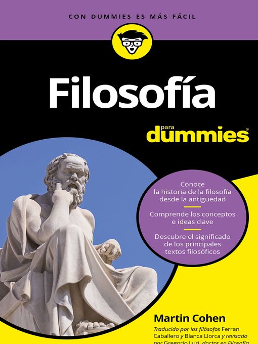 Title details for Filosofía para Dummies by Martin Cohen - Available
